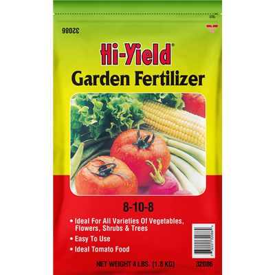 Garden Fertilizer 8-10-8 4 LB HIY62