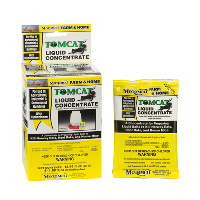 Motomco Tomcat Liquid Conc. 1.7 Oz 8 PACK MOT74