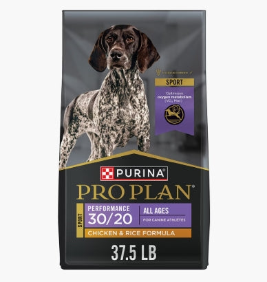 Pro Plan All Ages Sport Performance 30/20 Chicken & Rice Formula 37.5#