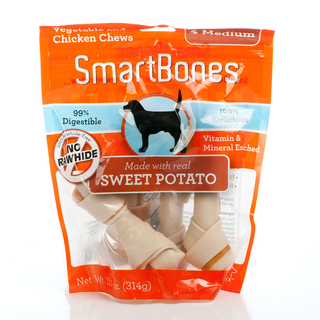 Smartbones Sweet Potato Medium 4/CT SMR24