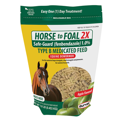 Safeguard Horse to Foal 2x Wormer 1 lb (DT130)